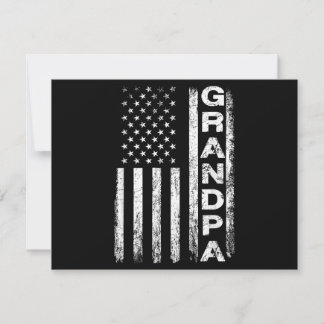 Opa Vintag American Flag Vatertag am 4.