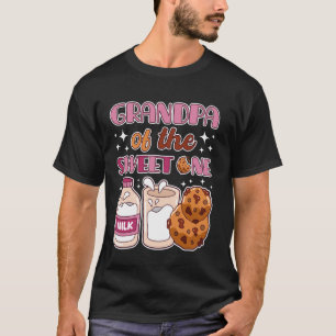 Opa von Sweet One Kekse und Milch 1. Geburtstag T-Shirt