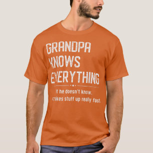 Opa weiß alles Design für Opa Lustig T-Shirt