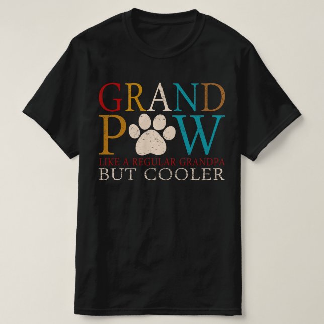 Opa wie ein gewöhnlicher Großvater, aber cooler T-Shirt (Design vorne)