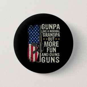 Opa wie ein normaler Opa Patriotisches USA 4. Juli Button