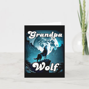 Opa Wolf Matching Tribe Wolves Camping Pack Fa Karte