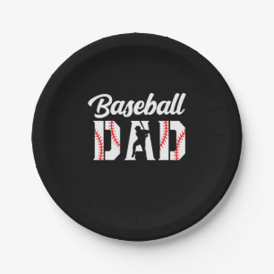 Opa-Zitate Baseball-Vater Pappteller