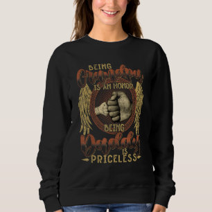 Opa zu sein ist eine Ehre, Daddy zu sein ist unbez Sweatshirt
