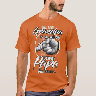Opa zu sein ist eine Ehre, PaPa zu sein, ist unbez T-Shirt