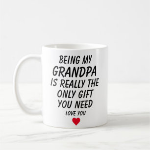 Opa zu sein ist wirklich das einzige Geschenk, das Kaffeetasse