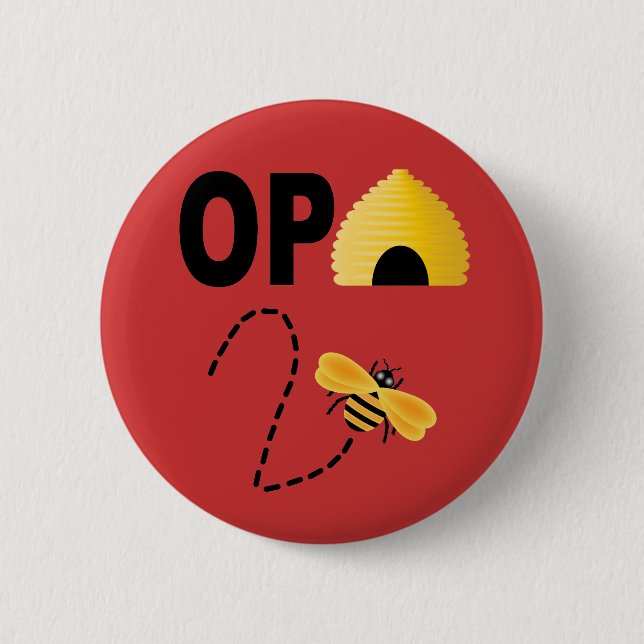 Opa, zum Knopf zu sein Button (Vorderseite)