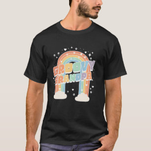 Opa Zweites Geburtstag Rainbow Two Groovy 2. T-Shirt