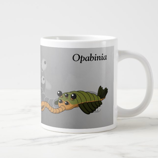 Opabinia - prähistorisches Tier Jumbo-Tasse (Rechts)