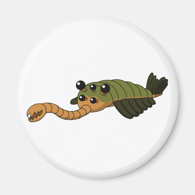 Opabinia - prähistorisches Tier Magnet (Vorne)