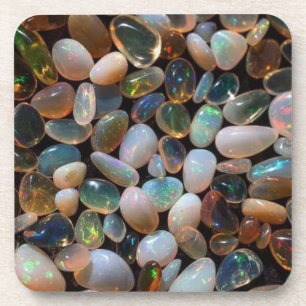 "Opal01" / Hartkunststoff-Getränkeuntersetzer Getränkeuntersetzer
