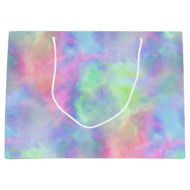 Opal-Aquarellspritze: Große Geschenktüte (Vorderseite)