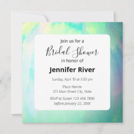 Opal Chic Elegante Moderne Einladung