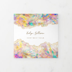 Opal Design Trifold Broschüre