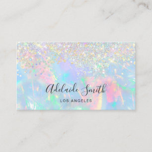 Opal-Edelstein-Imitat-Glitzer Visitenkarte