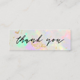 opal Edelsteindiskontkarte Mini Visitenkarte