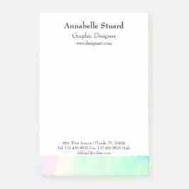 Opal elegante, moderne, einzigartige Artikel Nachs Post-it Klebezettel