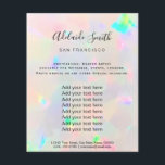 Opal Flyer<br><div class="desc">Schönheitssalon berufliche Make-up-Künstler Flyer</div>