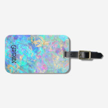 Opal-Foto-Gepäckmarke