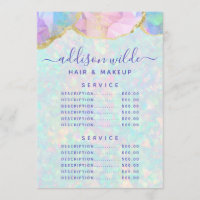 Opal Gemstone Pastel Business Price List