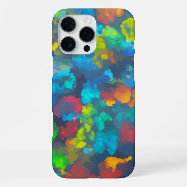 Opal General Blue Phone Case iPhone Hülle (Rückseite)