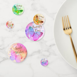 Opal Golden Rainbow Shimmer Schmetterlinge Konfetti