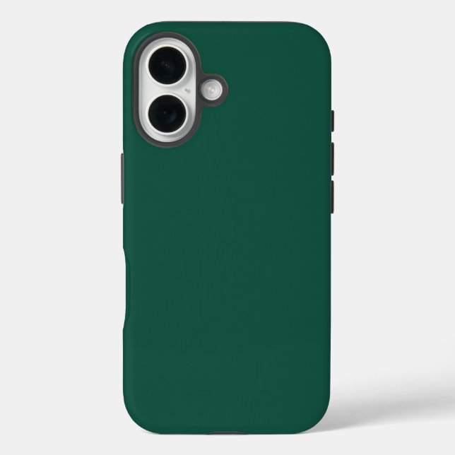 Opal Green Solid Color Case-Mate iPhone Hülle (Rückseite)