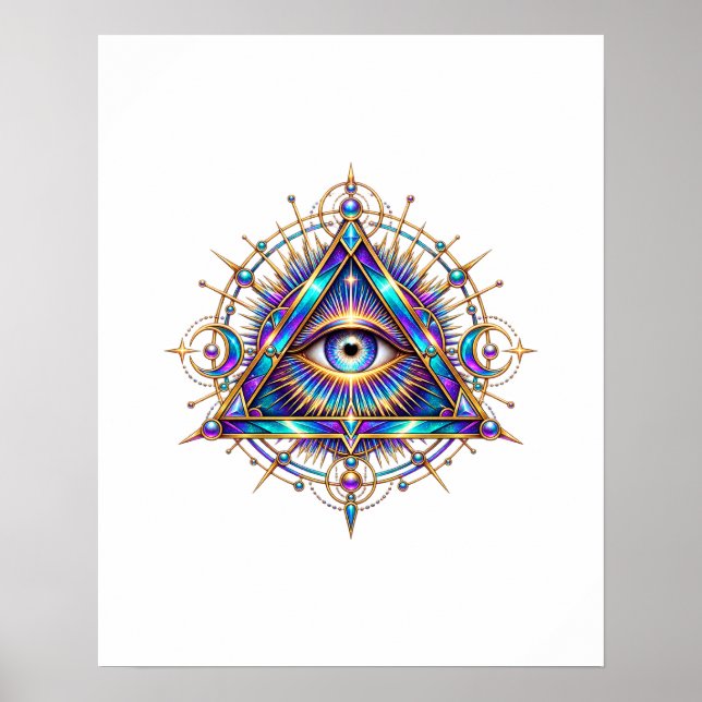 Opal Halo Eye Poster (Vorne)