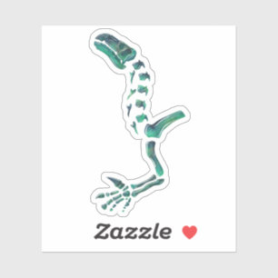 Opal Iguanodon Dinosaur Aufkleber