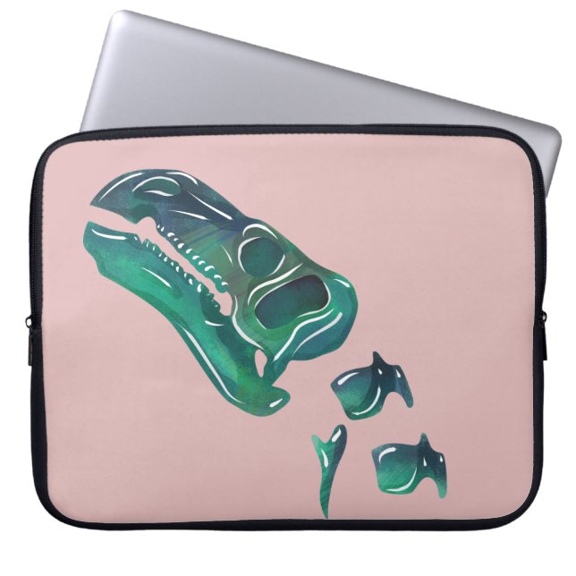 Opal Iguanodon Dinosaur Laptopschutzhülle (Vorderseite)
