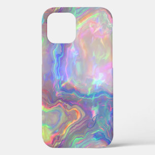 Opal-Monogramm-Handyhülle iPhone 12 Pro Hülle