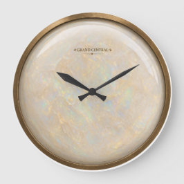 Opal-Replikat Gesicht Grand Central Quarz Große Wanduhr