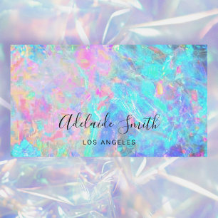 Opal-Stein-Textur-Visitenkarte Visitenkarte