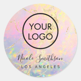 Opal-Sticker Runder Aufkleber