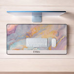 Opal Stone Abstrakt Textur Schreibtischunterlage<br><div class="desc">Die Personalisierte Opal Stone Desk Mat vereint Luxus und Praxisnähe, um Ihren Arbeitsbereich zu verbessern. Diese Schreibtischmatte mit ihrer atemberaubenden Opal-Stein-Textur bietet mehr als nur ästhetische Anziehungskraft; sie spiegelt Ihren persönlichen Stil wider, der in einem raffinierten Serif-Schriftart auf Ihren Namen zugeschnitten ist. Stellen Sie sich das Vertrauen und die Zufriedenheit...</div>