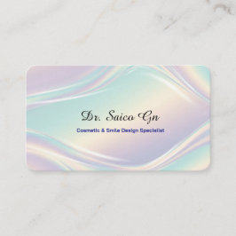 Opal Style Minimales Layout-Design Template Visitenkarte