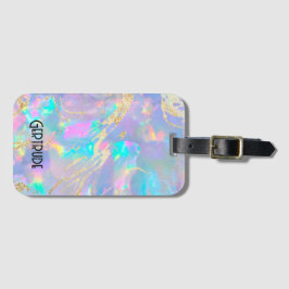 Opal-Textur-Gepäckmarke Gepäckanhänger