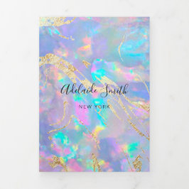 Opal Tri-Fold Broschüre Dreifach Gefaltete Einladung