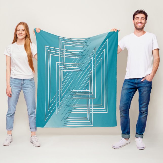 Opal-Weiß Fleecedecke (Beispiel)