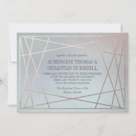 Opaline Wedding Einladung Pastel Champagne Gold