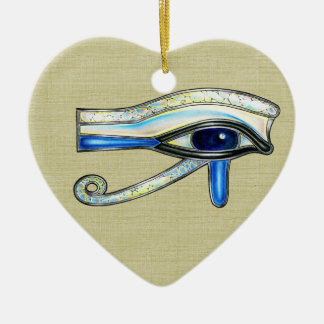 Opalite Eye Ornament Heart