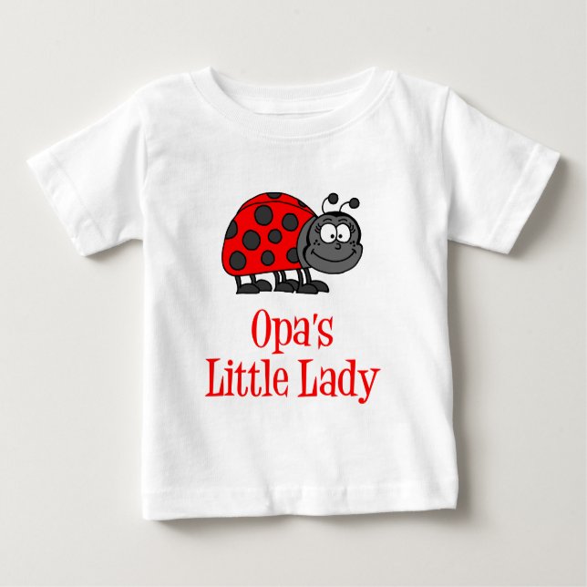 Opas kleine Lady Baby T-shirt (Vorderseite)