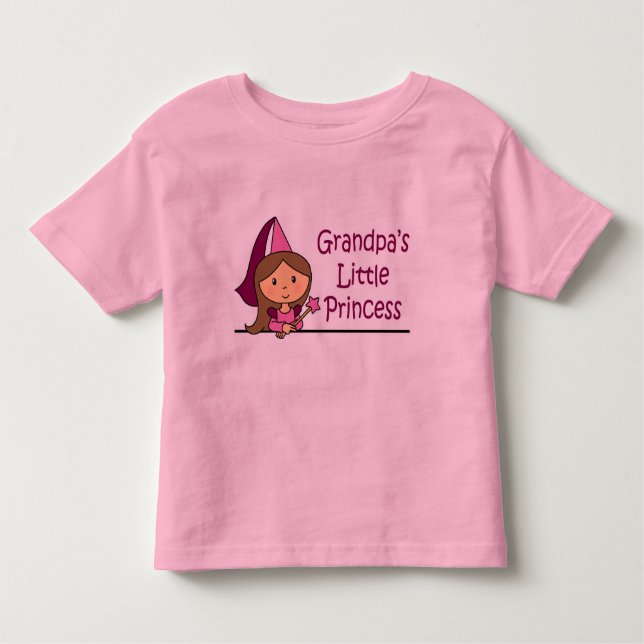 Opas kleine Prinzessin Kleinkind T-shirt (Vorderseite)