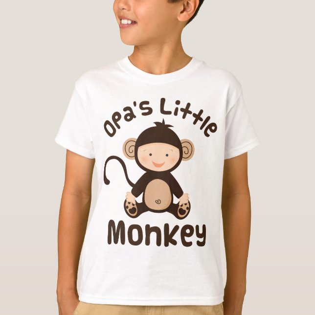 Opas kleiner Affe T-Shirt (Vorderseite)