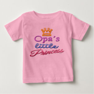 Opas kleiner Prinzessin-Baby-Kleinkind-T - Shirt