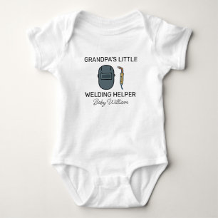 Opa's kleiner Schweißhelfer - Süßer Schweißer Baby Strampler