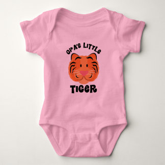 Opas kleiner Tiger-niedliches Geschenk Baby Strampler