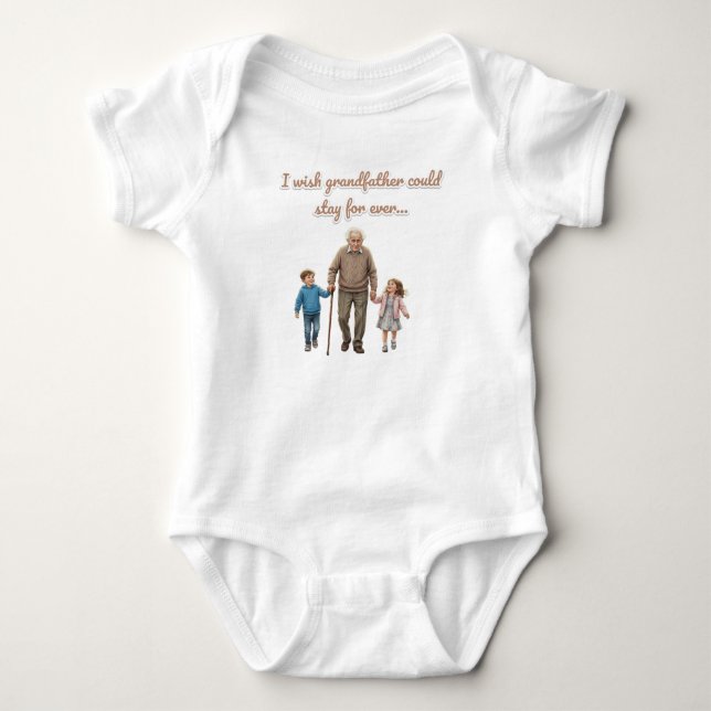 Opa's kleines Erbe  Baby Strampler (Vorderseite)