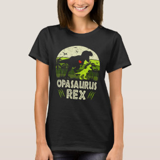 Opasaurus T Rex Dinosaur Opa Saurus Familie Matchi T-Shirt