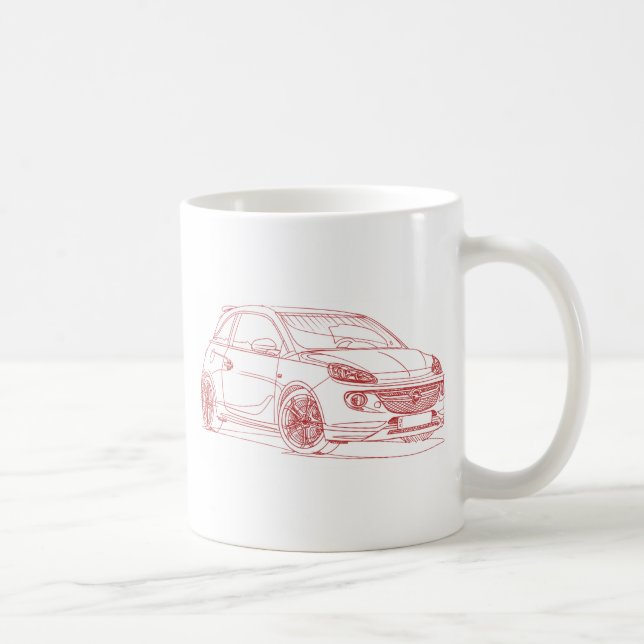 Opel Adams 2015 Kaffeetasse (Rechts)